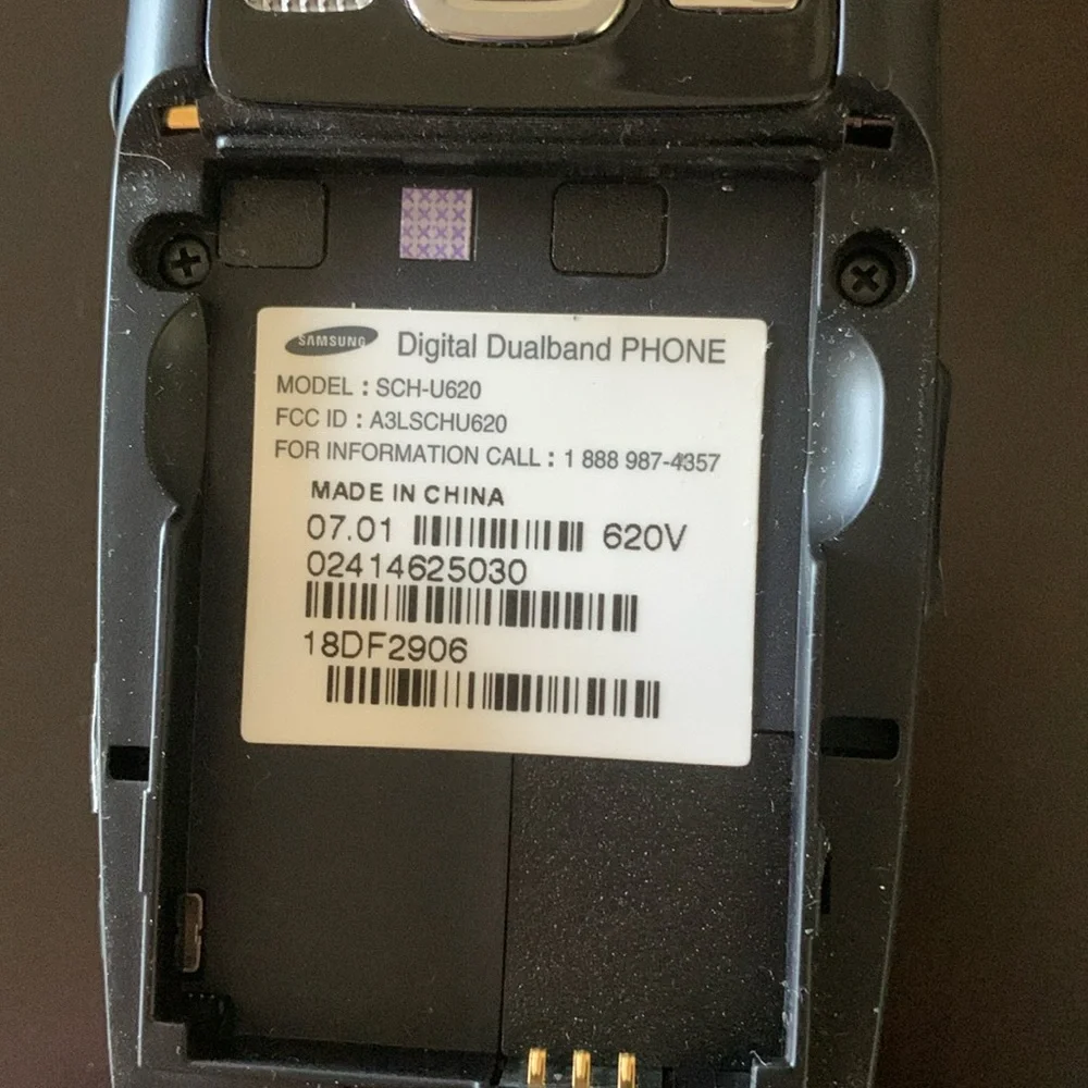 Samsung SGH D600 BLACK slider mobile phone - Verizon